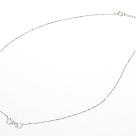 TIFFANY Authentic Silver Diamond Necklace - Picture 3 of 8